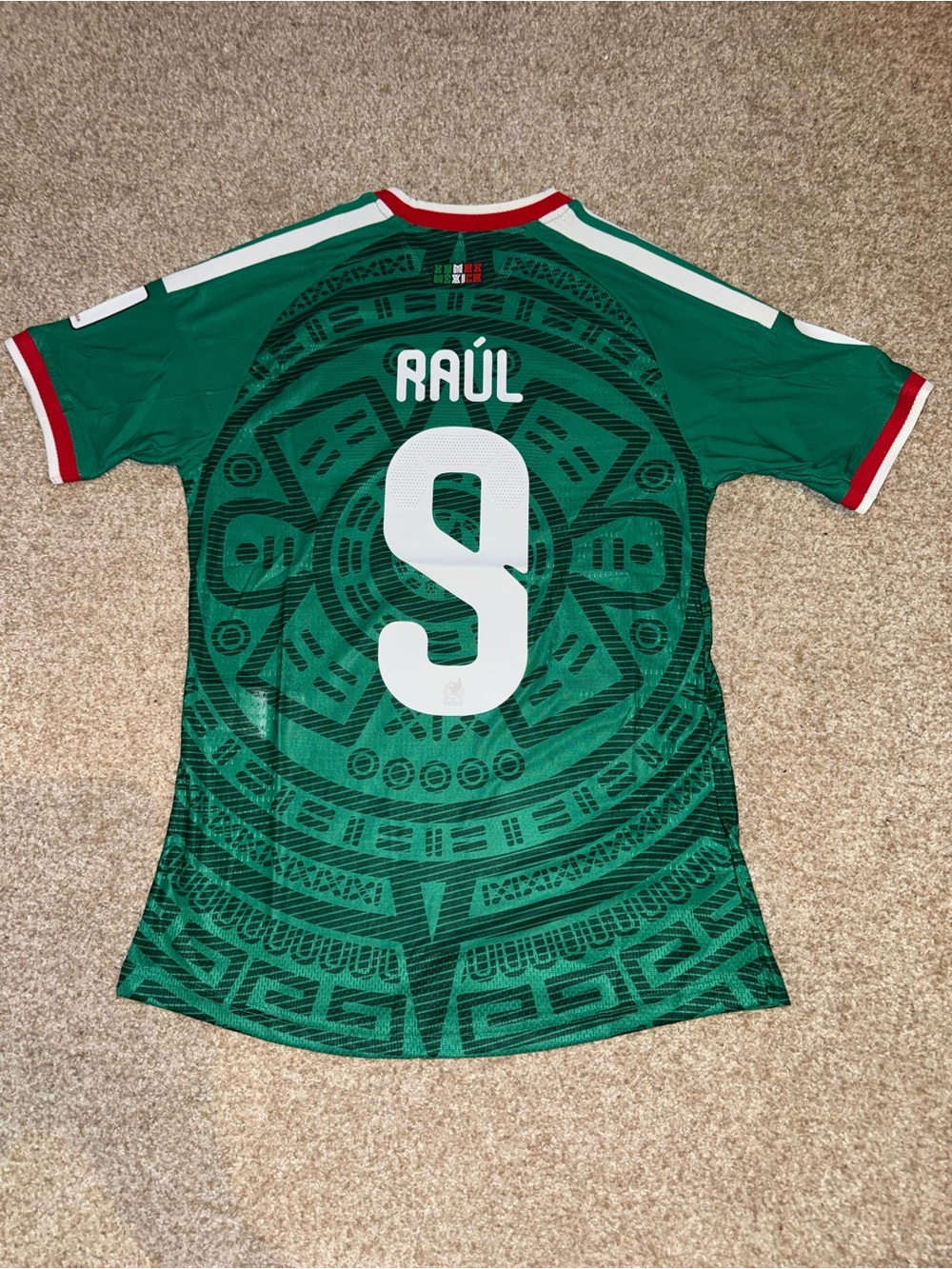 Adidas Mexico 2026 Raul #9 Men’s Home Soccer Player Version Jersey 🆕